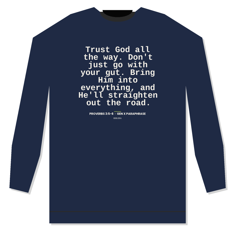 Proverbs 3:5-6 Crewneck Sweatshirt
