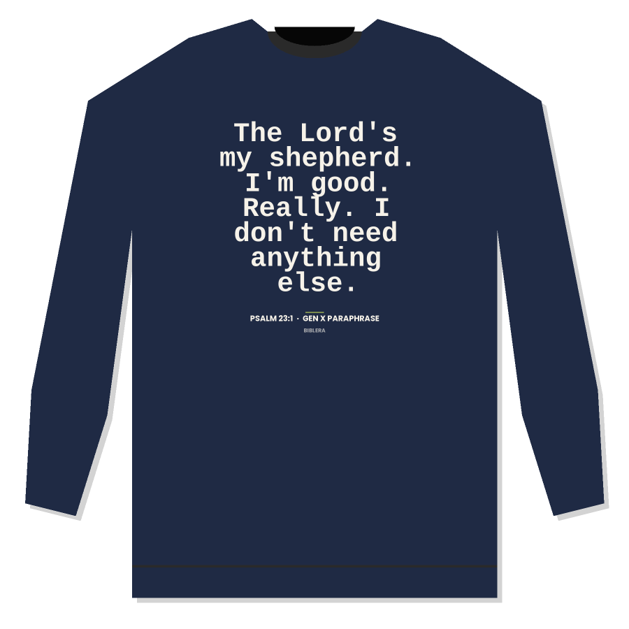 Psalm 23:1 Crewneck Sweatshirt